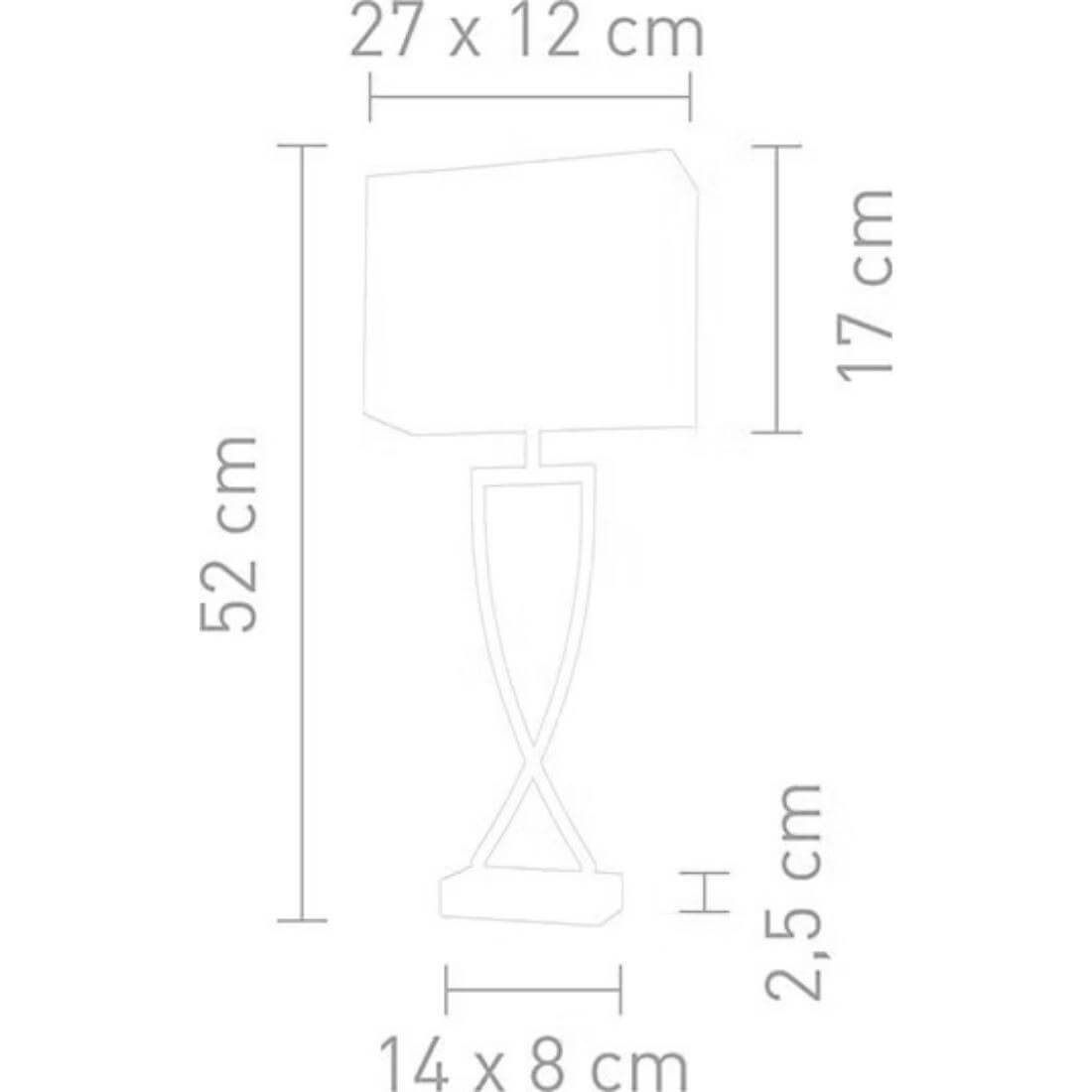 Villeroy Boch Toulouse Chrome– bordslampa 3 - Decorett