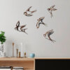 Feathered Flock vaggdekoration - Decorett