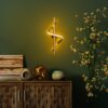 Spiral vagglampa Guld 2 - Decorett